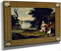 Peaceable Kingdom 1828 By Edward Hicks Fine Art Print