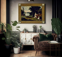 Peaceable Kingdom 1828 By Edward Hicks Fine Art Print