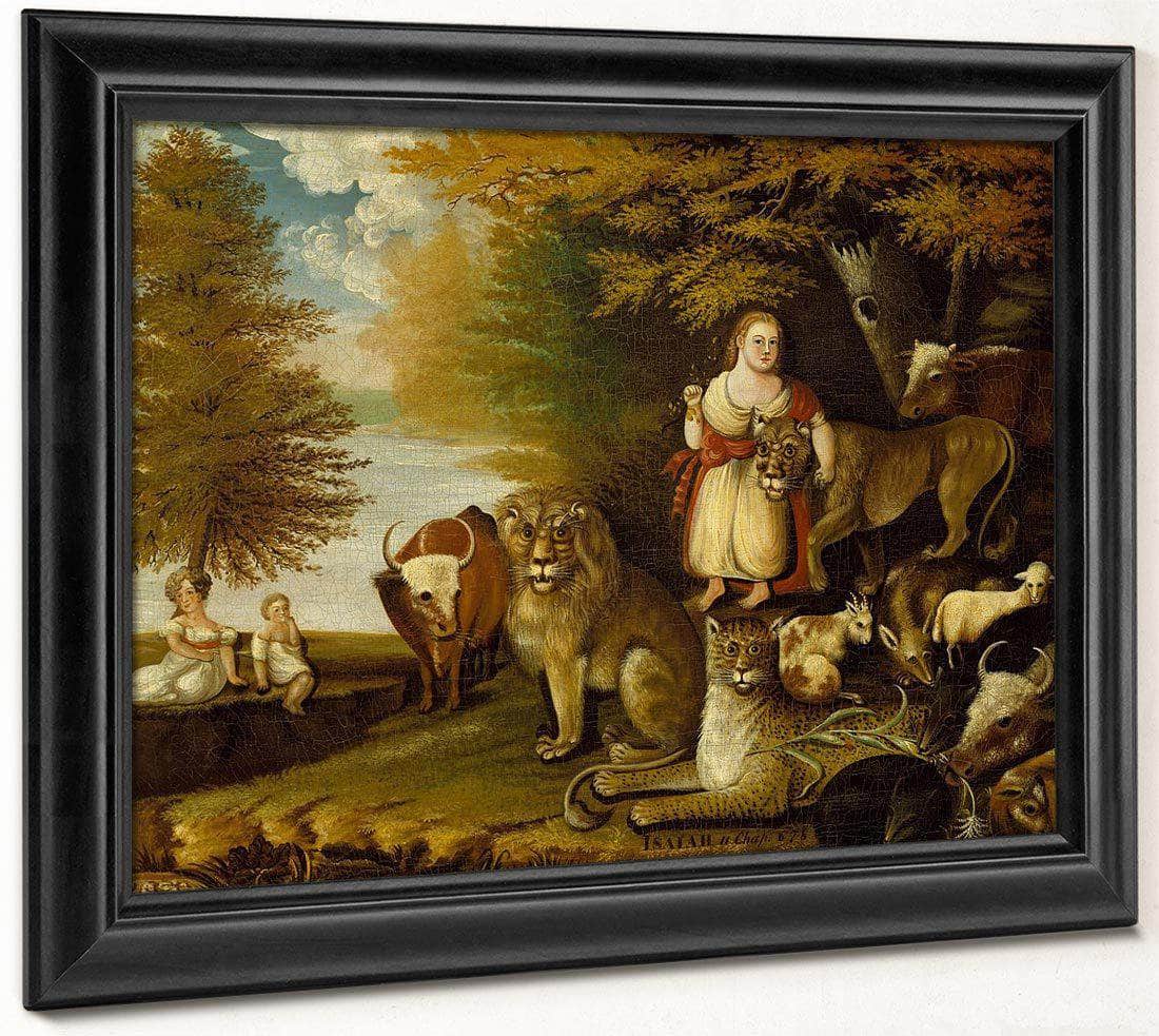 Peaceable Kingdom 1832 By Edward Hicks Fine Art Print