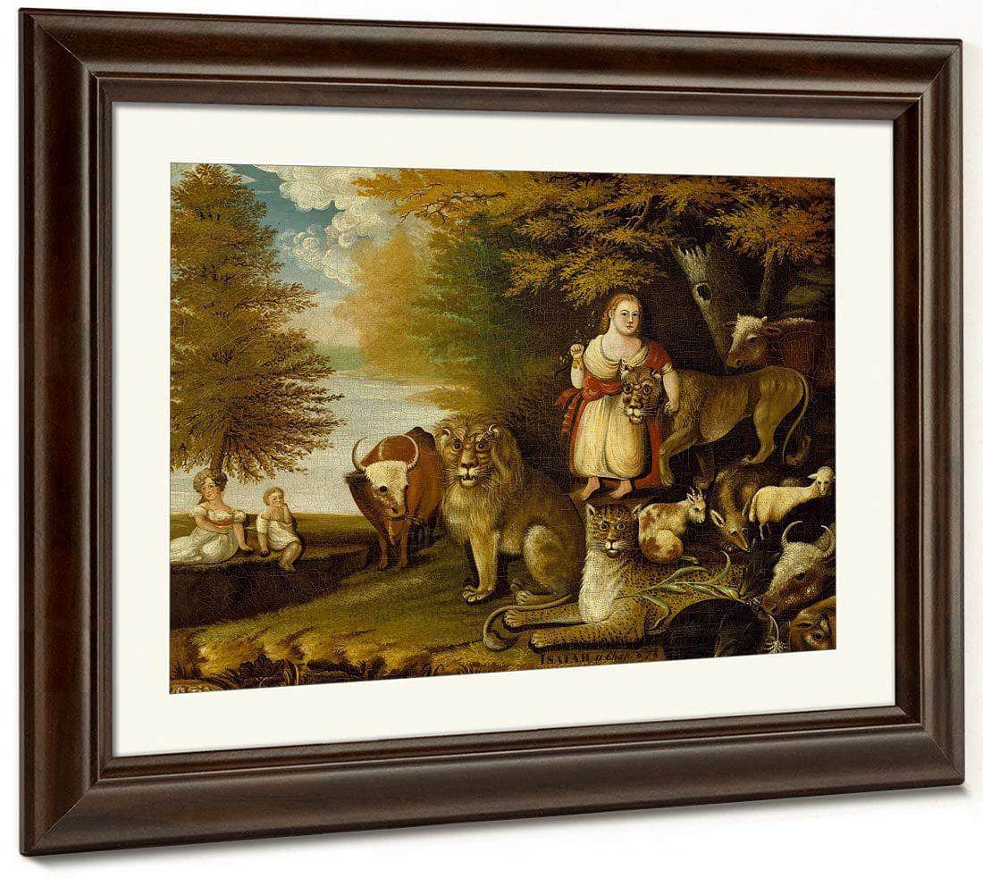 Peaceable Kingdom 1832 By Edward Hicks Fine Art Print