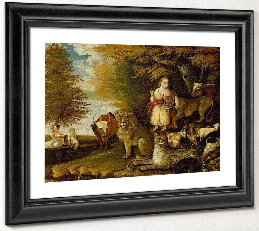 Peaceable Kingdom 1832 By Edward Hicks Fine Art Print