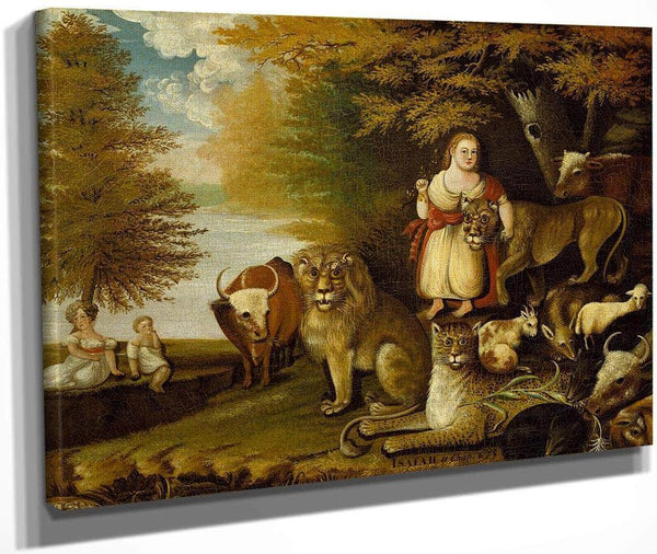 Peaceable Kingdom 1832 By Edward Hicks Fine Art Print