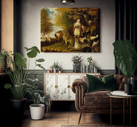 Peaceable Kingdom 1832 By Edward Hicks Fine Art Print