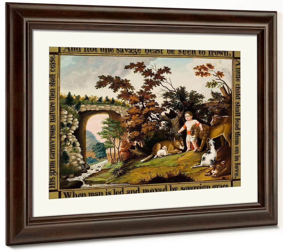 Peaceable Kingdom Of The Branch 1830 By Edward Hicks Fine Art Print