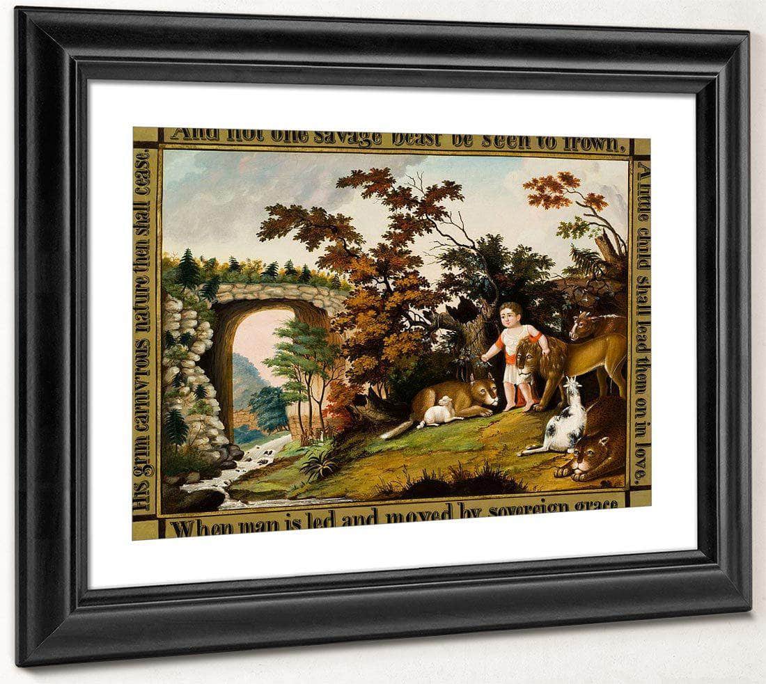 Peaceable Kingdom Of The Branch 1830 By Edward Hicks Fine Art Print
