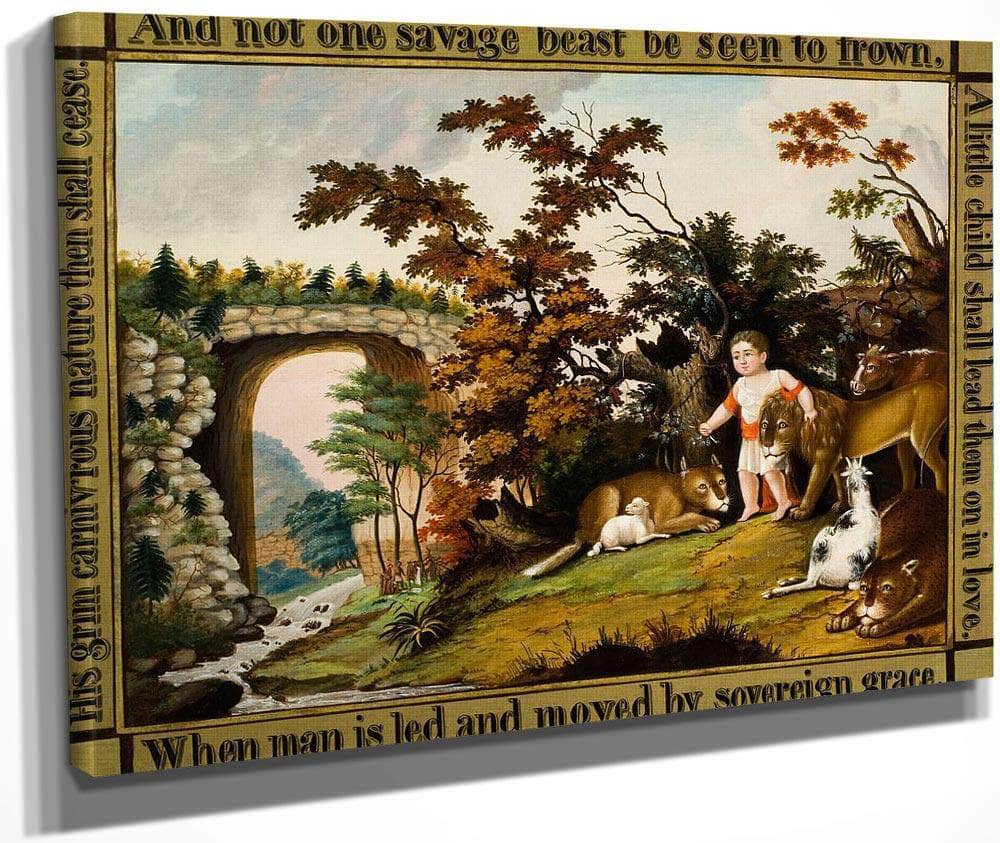 Peaceable Kingdom Of The Branch 1830 By Edward Hicks Fine Art Print