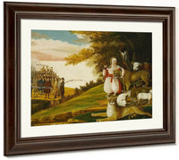 Peaceable Kingdom With Quakers Bearing Banners 1830 By Edward Hicks Fine Art Print