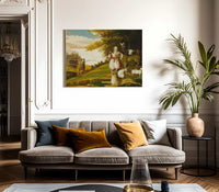 Peaceable Kingdom With Quakers Bearing Banners 1830 By Edward Hicks Fine Art Print