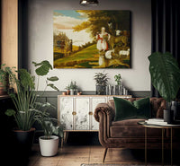 Peaceable Kingdom With Quakers Bearing Banners 1830 By Edward Hicks Fine Art Print