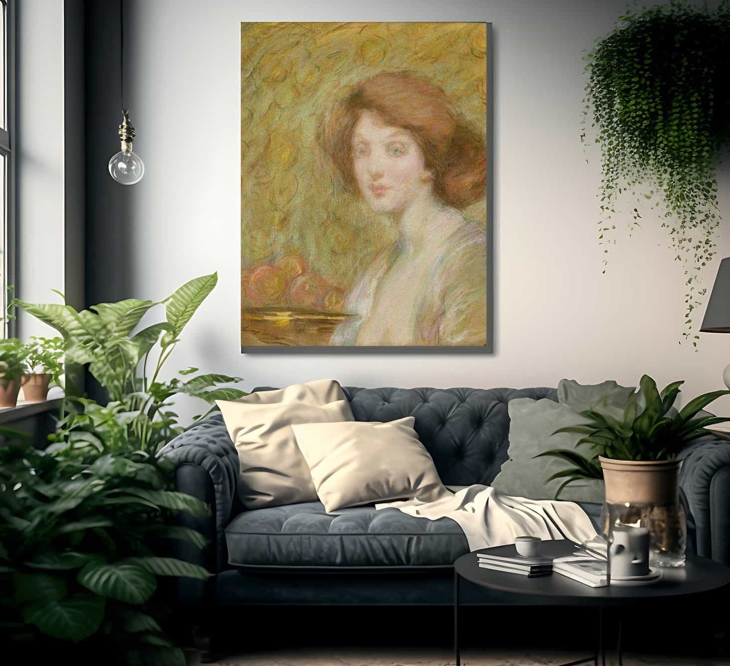 Peach Bloom By Alice Pike Barney Fine Art Print