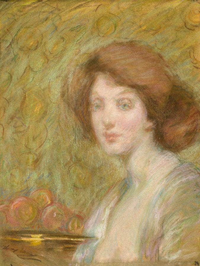 Peach Bloom By Alice Pike Barney Fine Art Print