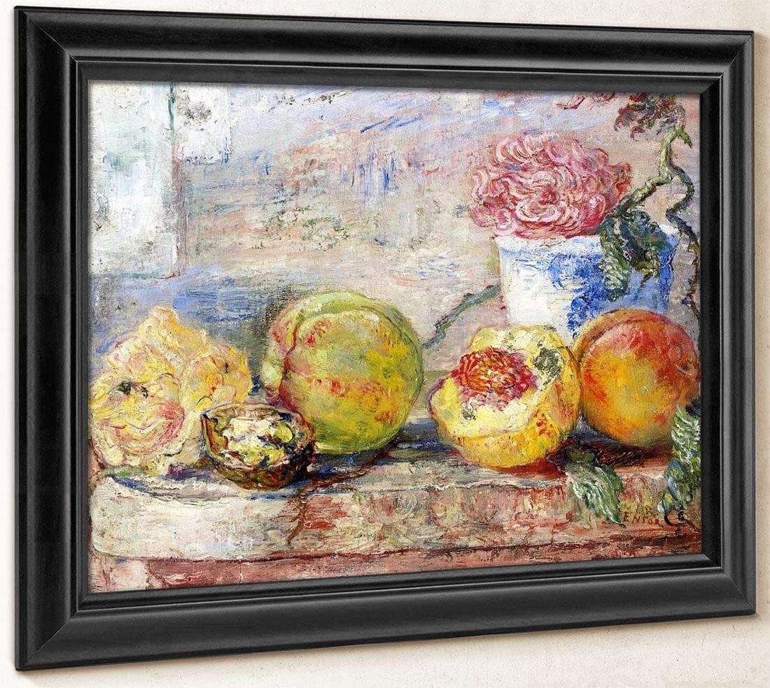Peaches By James Ensor Fine Art Print