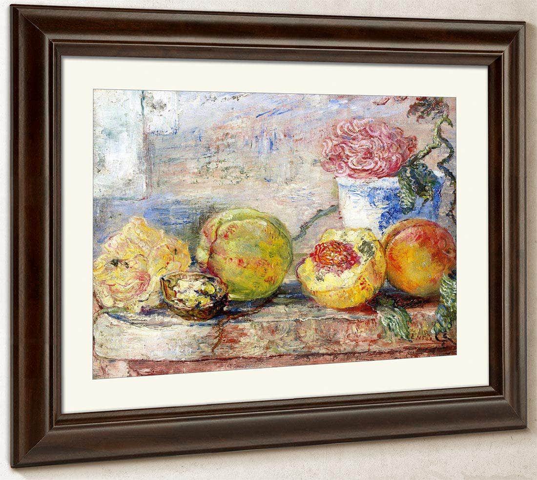 Peaches By James Ensor Fine Art Print