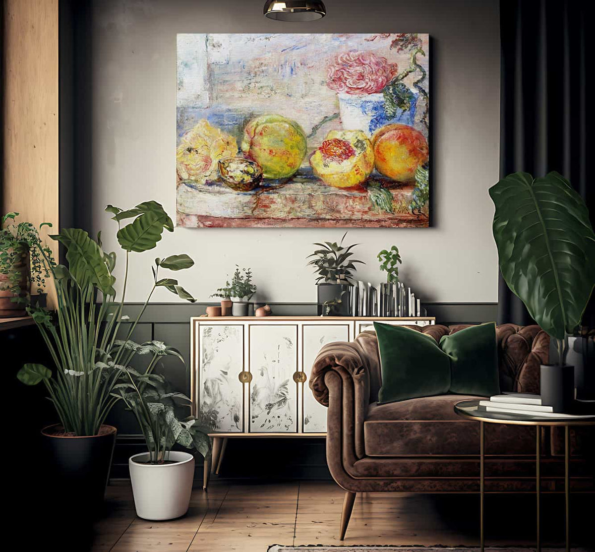 Peaches By James Ensor Fine Art Print