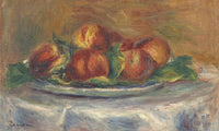 Peaches On A Plate By Pierre Auguste Renoir Fine Art Print
