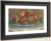Peaches On A Plate By Pierre Auguste Renoir Fine Art Print