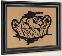 Pear In Basket By Marsden Hartley Fine Art Print