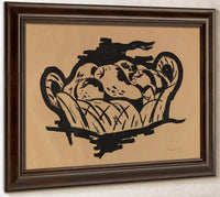 Pear In Basket By Marsden Hartley Fine Art Print