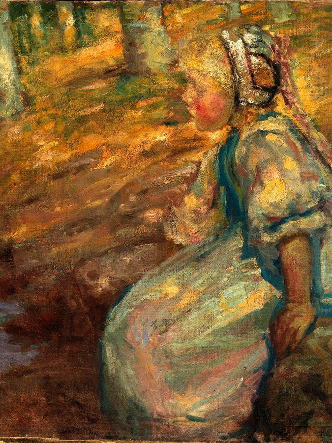 Peasant Girl By Alice Pike Barney Fine Art Print