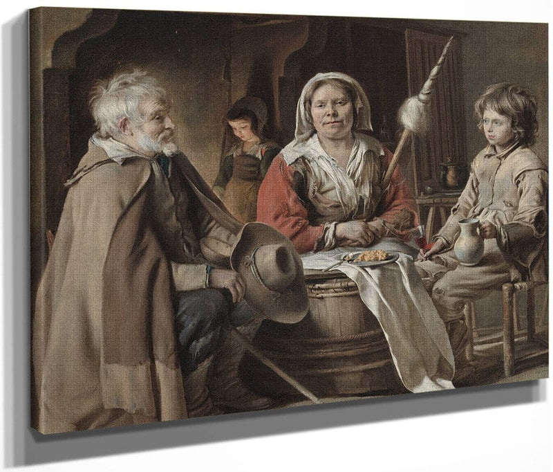 Peasant Interior By Louis Le Nain Fine Art Print