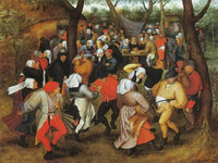 Peasant Wedding Dance 1607 By Pieter Bruegel Fine Art Print