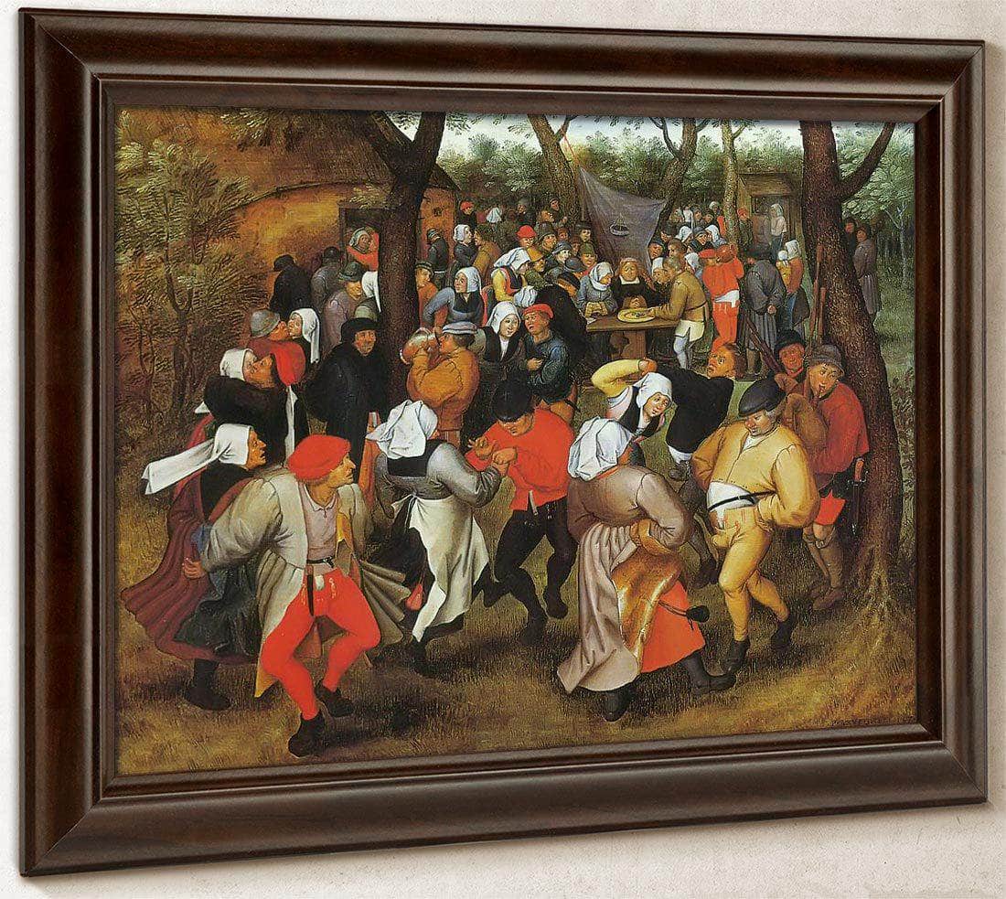 Peasant Wedding Dance 1607 By Pieter Bruegel Fine Art Print
