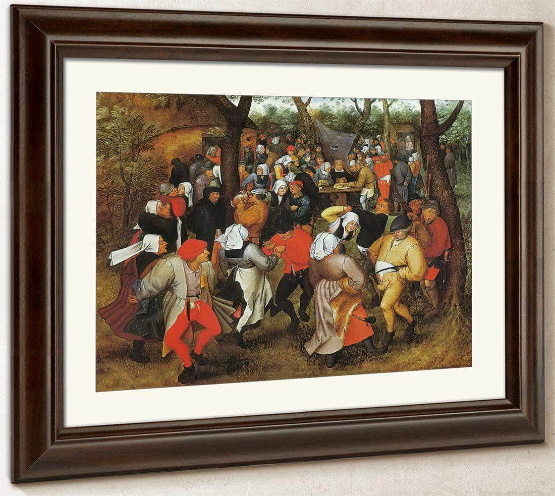 Peasant Wedding Dance 1607 By Pieter Bruegel Fine Art Print
