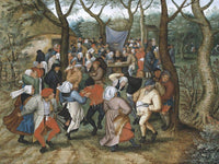 Peasant Wedding Dance 2 By Pieter Brueghel Ii Fine Art Print