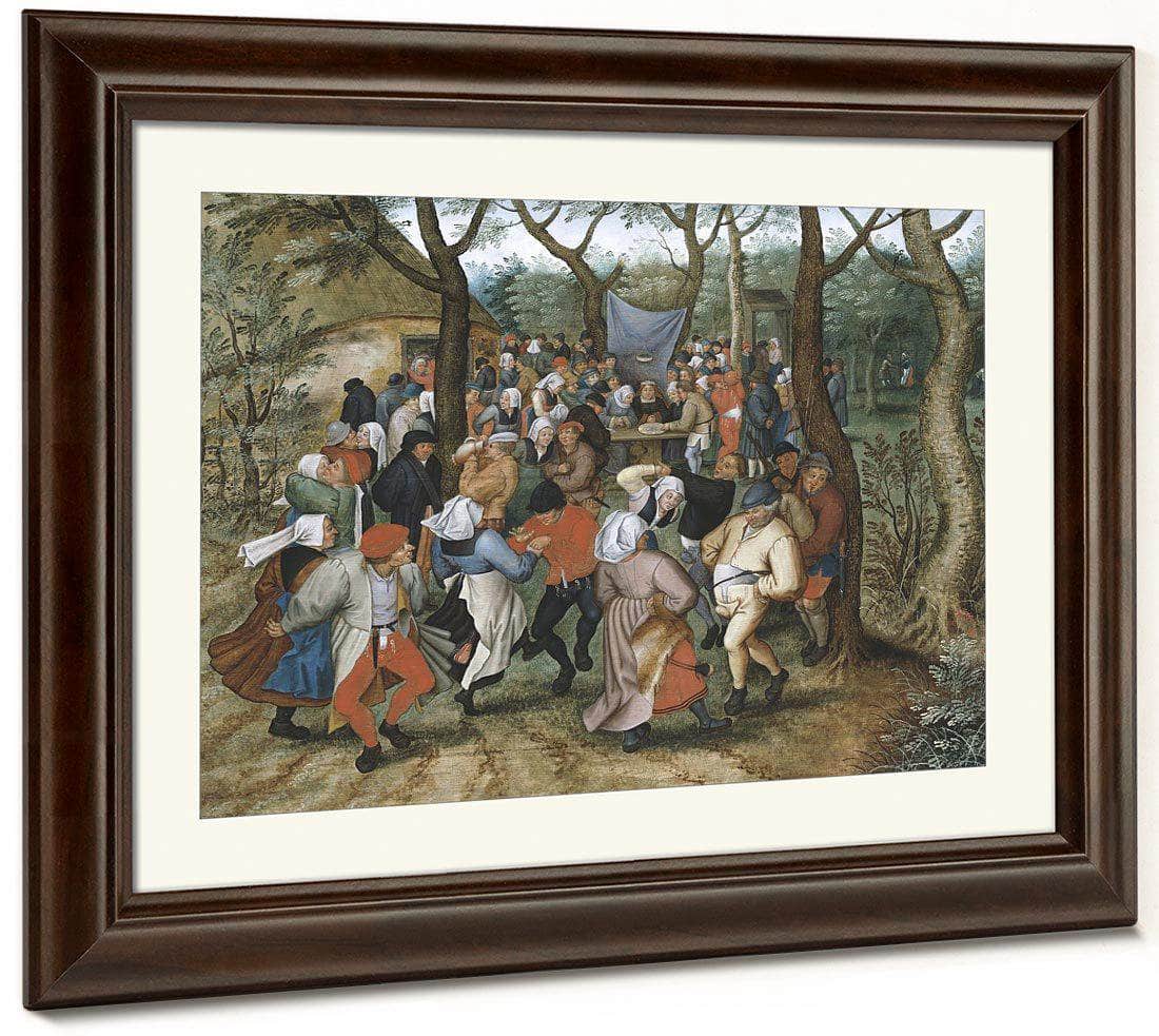 Peasant Wedding Dance 2 By Pieter Brueghel Ii Fine Art Print