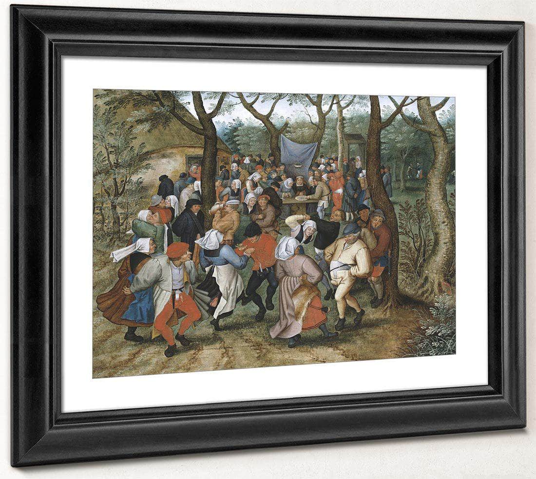 Peasant Wedding Dance 2 By Pieter Brueghel Ii Fine Art Print