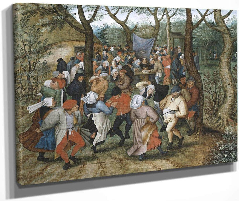 Peasant Wedding Dance 2 By Pieter Brueghel Ii Fine Art Print