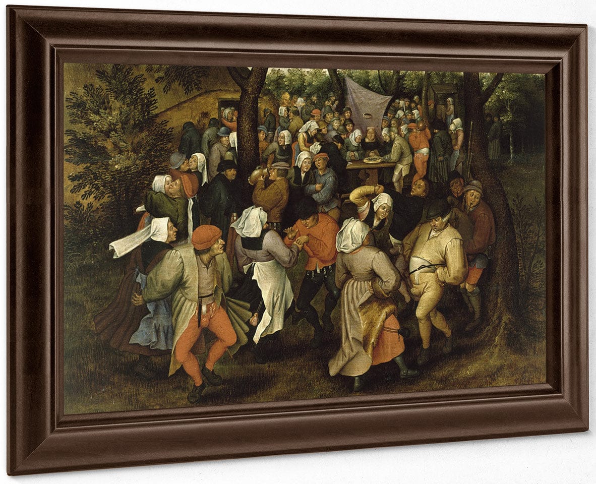 Peasant Wedding Dance By Pieter Brueghel Ii Fine Art Print