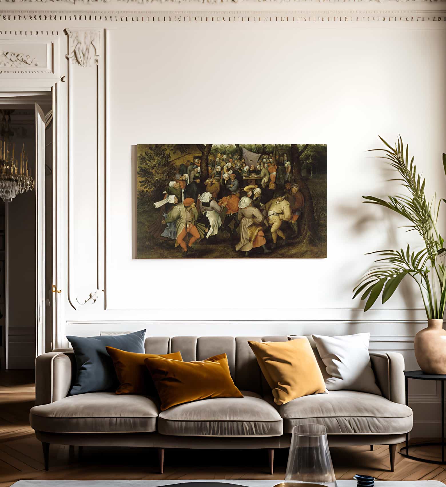 Peasant Wedding Dance By Pieter Brueghel Ii Fine Art Print