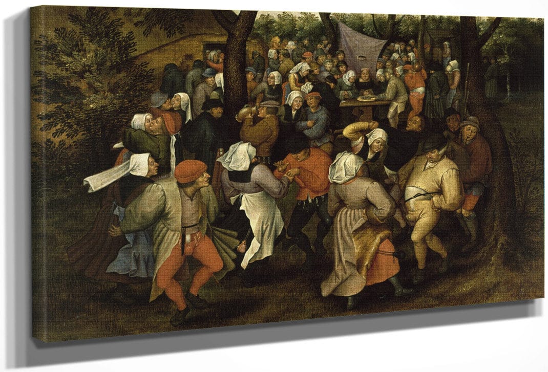 Peasant Wedding Dance By Pieter Brueghel Ii Fine Art Print