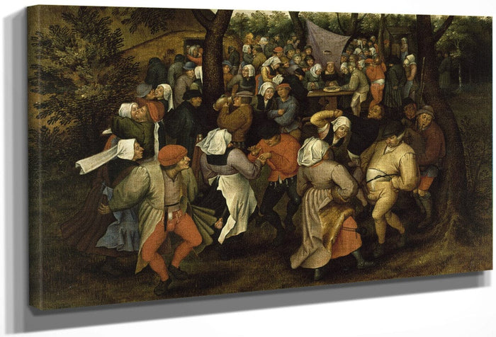Peasant Wedding Dance By Pieter Brueghel Ii Fine Art Print