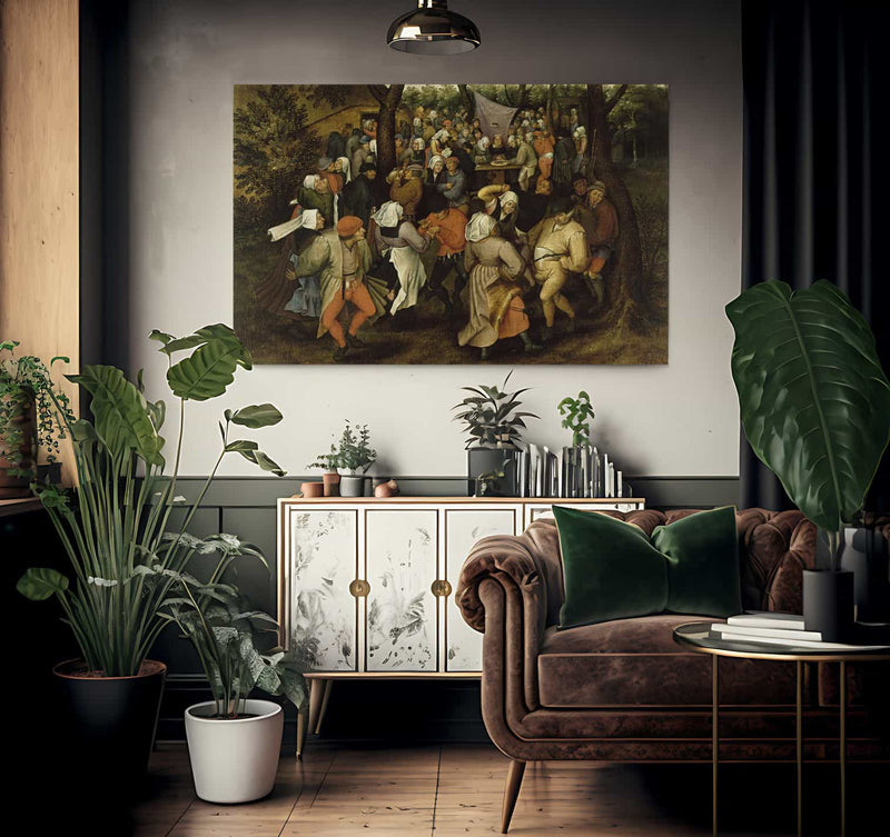 Peasant Wedding Dance By Pieter Brueghel Ii Fine Art Print
