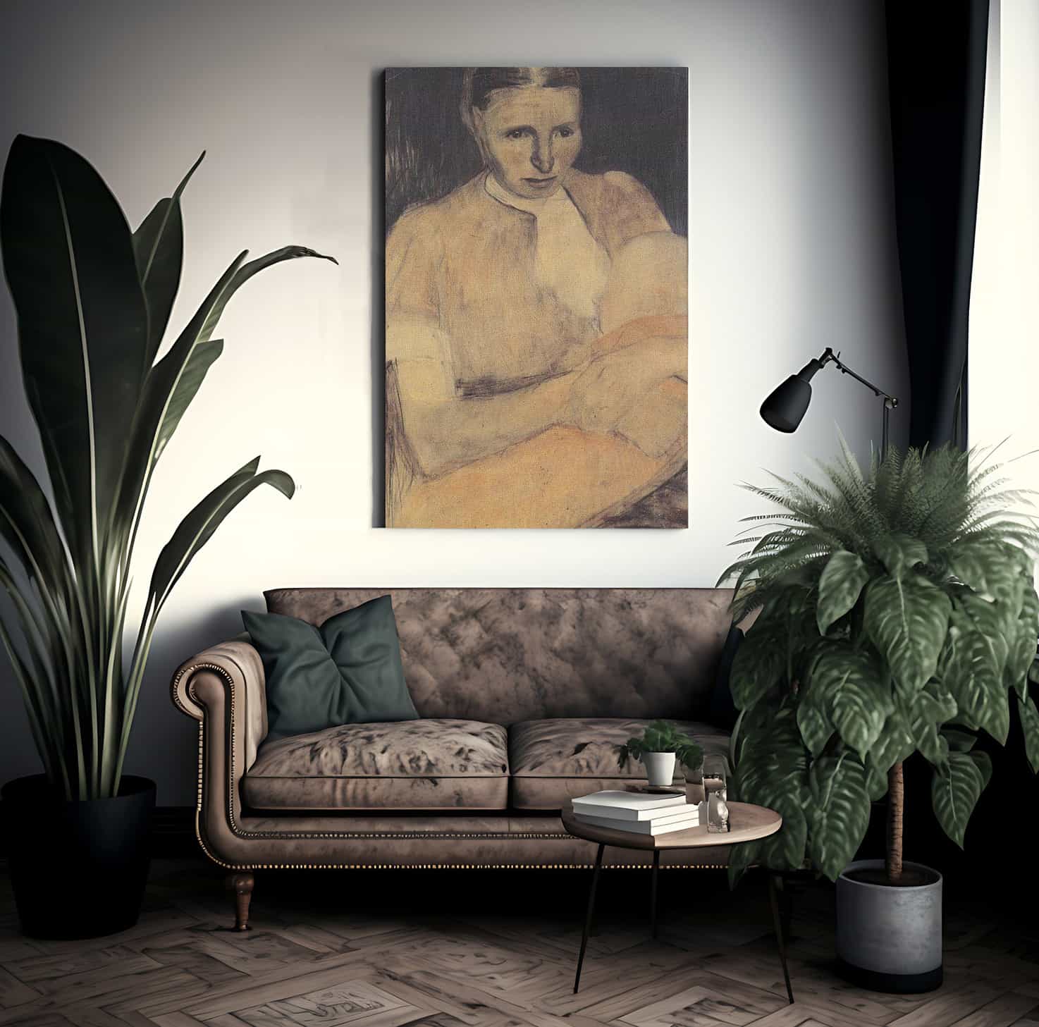 Peasant Woman With Child By Paula Modersohn Becker Fine Art Print