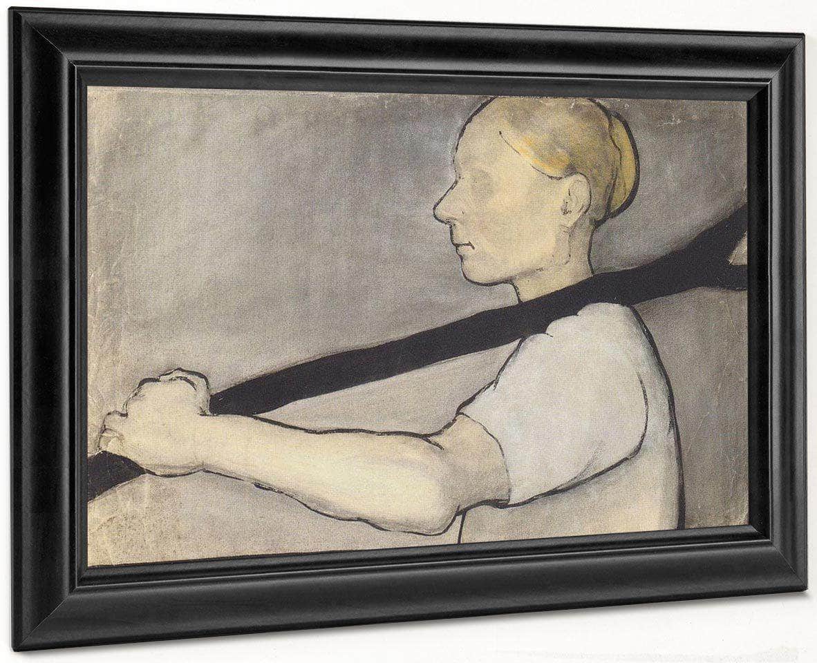 Peasant Woman With Fork By Paula Modersohn Becker Fine Art Print