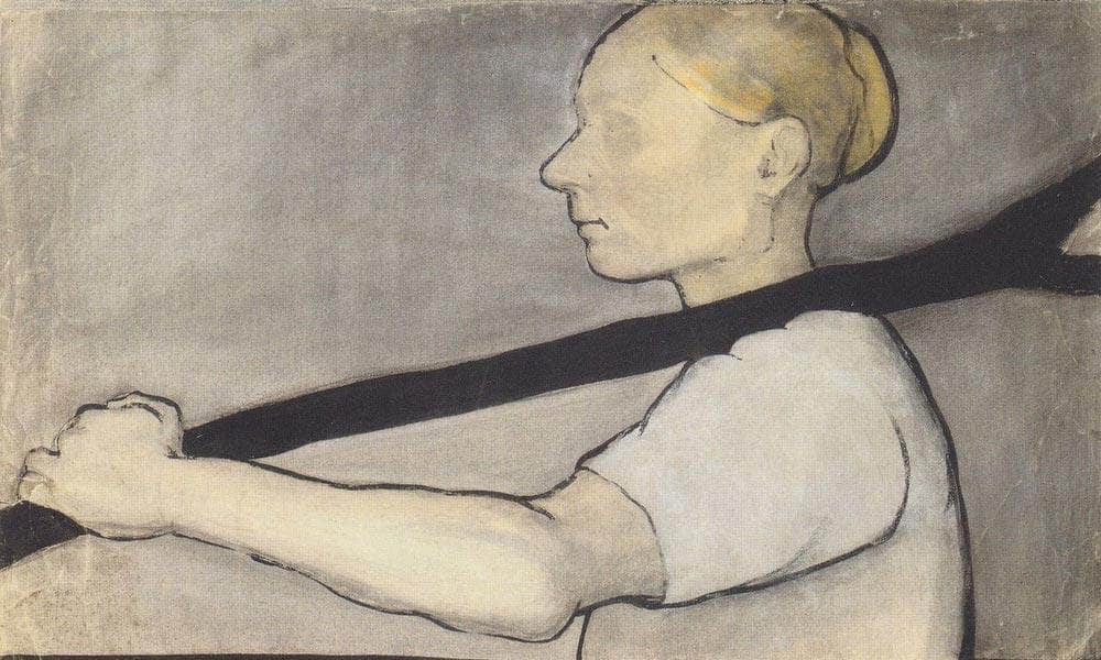 Peasant Woman With Fork By Paula Modersohn Becker Fine Art Print