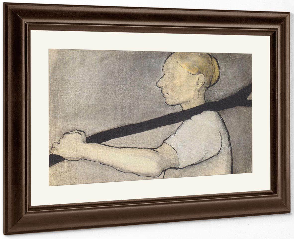 Peasant Woman With Fork By Paula Modersohn Becker Fine Art Print