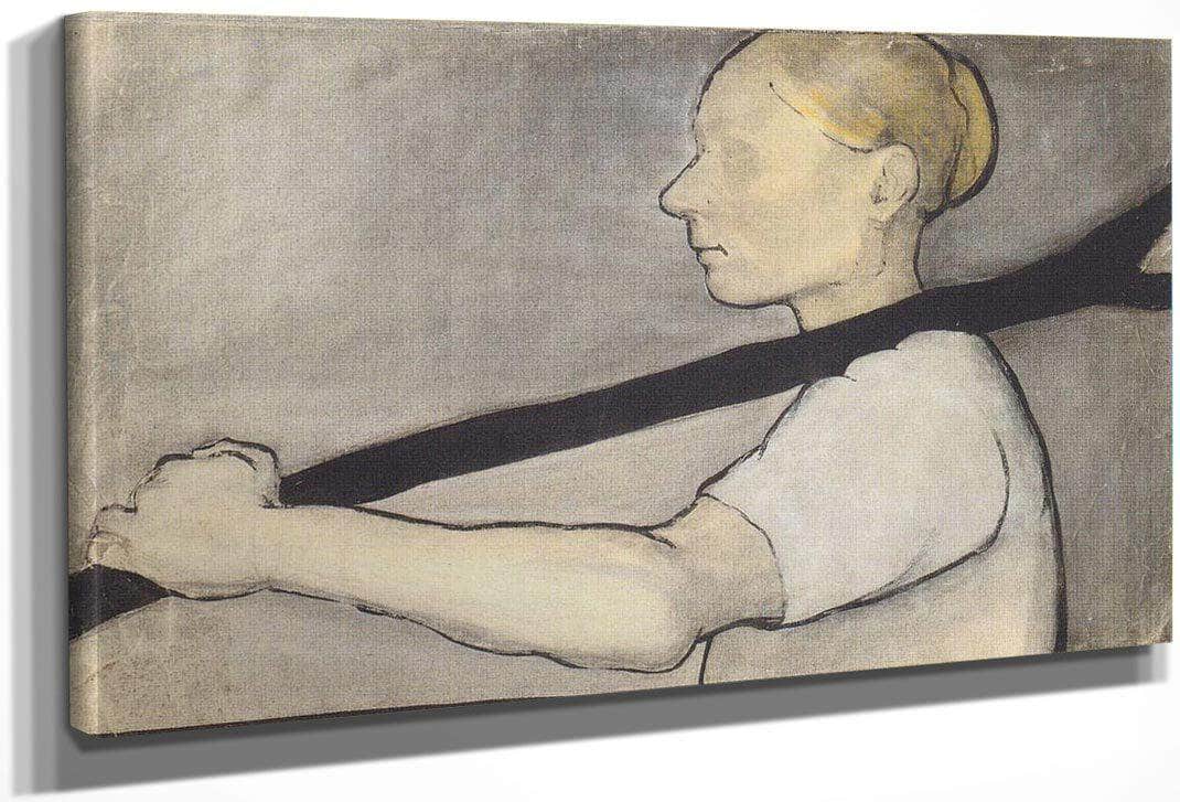 Peasant Woman With Fork By Paula Modersohn Becker Fine Art Print