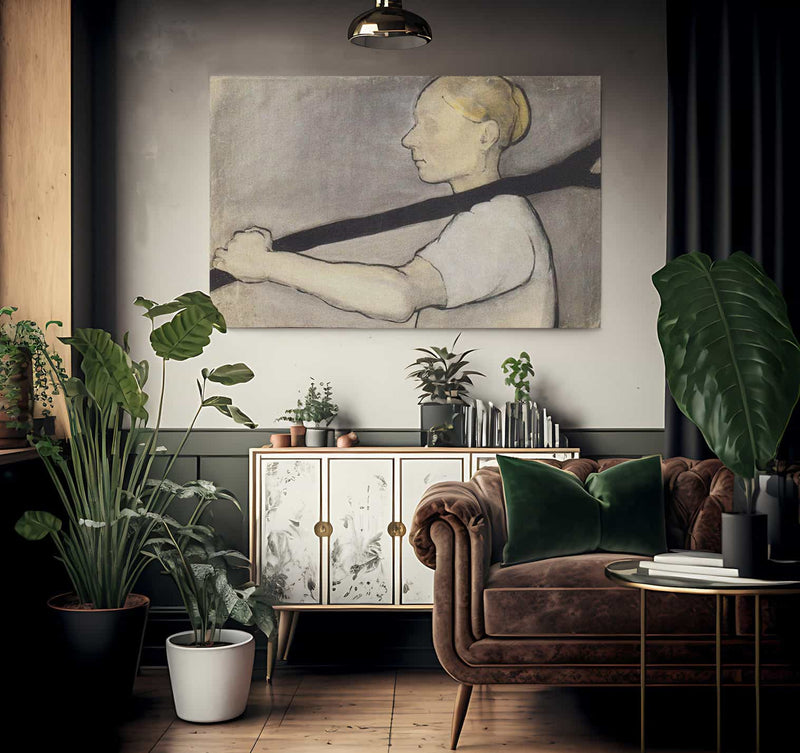 Peasant Woman With Fork By Paula Modersohn Becker Fine Art Print