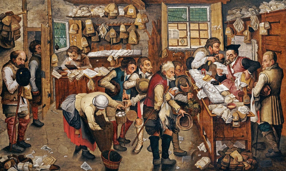 Peasants Paying Tithes By I Fine Art Print