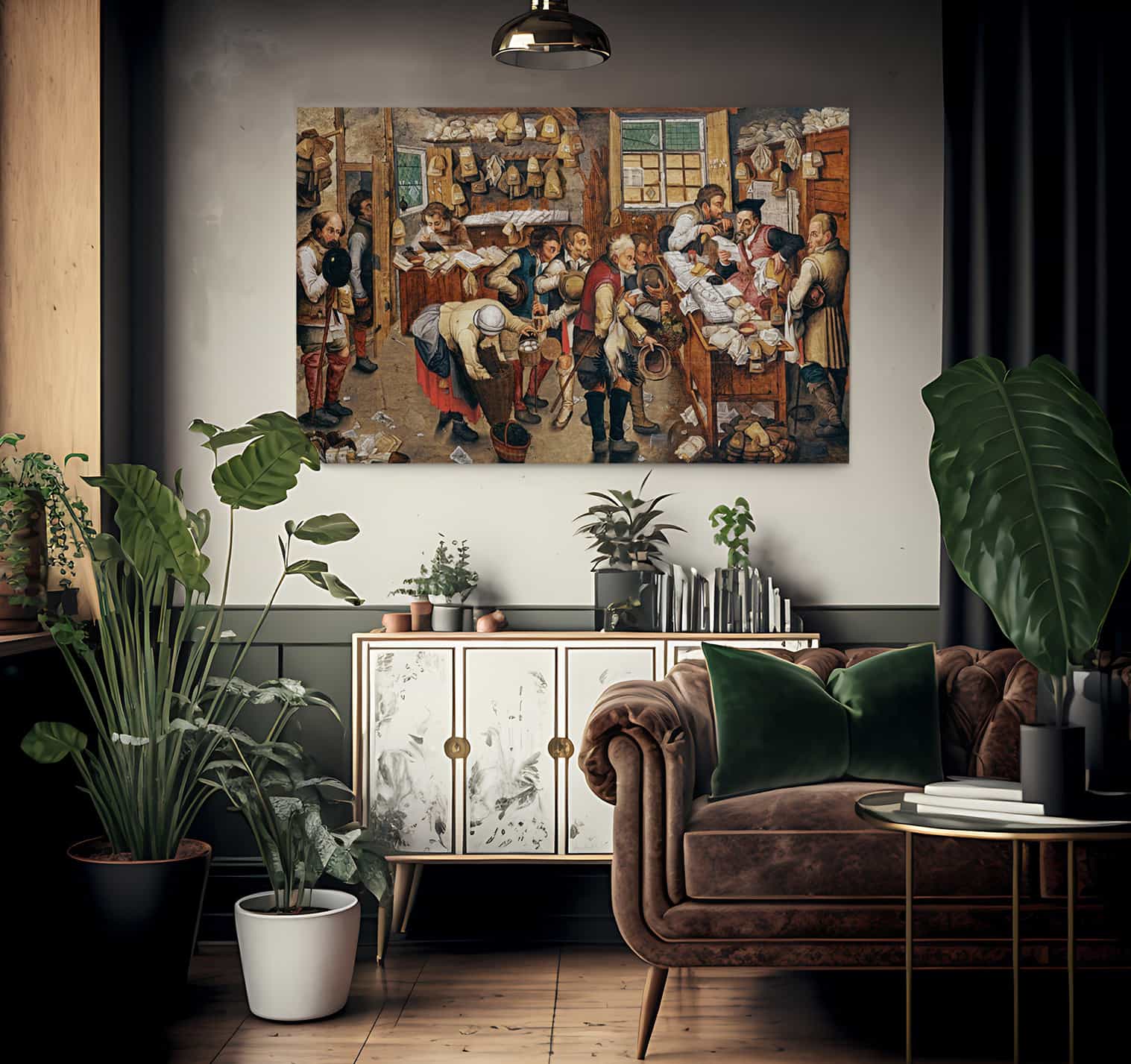 Peasants Paying Tithes By I Fine Art Print