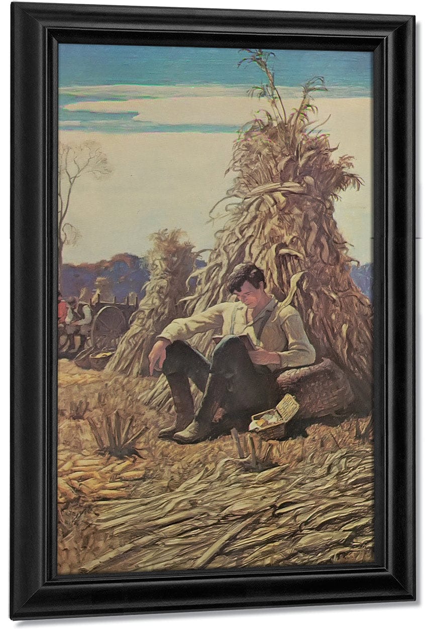 Peculiarsome Abe By NC Wyeth Fine Art Print