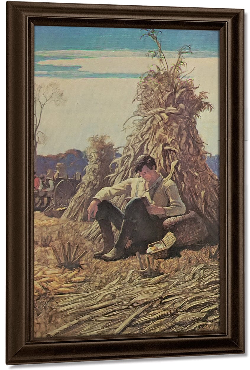 Peculiarsome Abe By NC Wyeth Fine Art Print