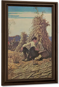 Peculiarsome Abe By NC Wyeth Fine Art Print