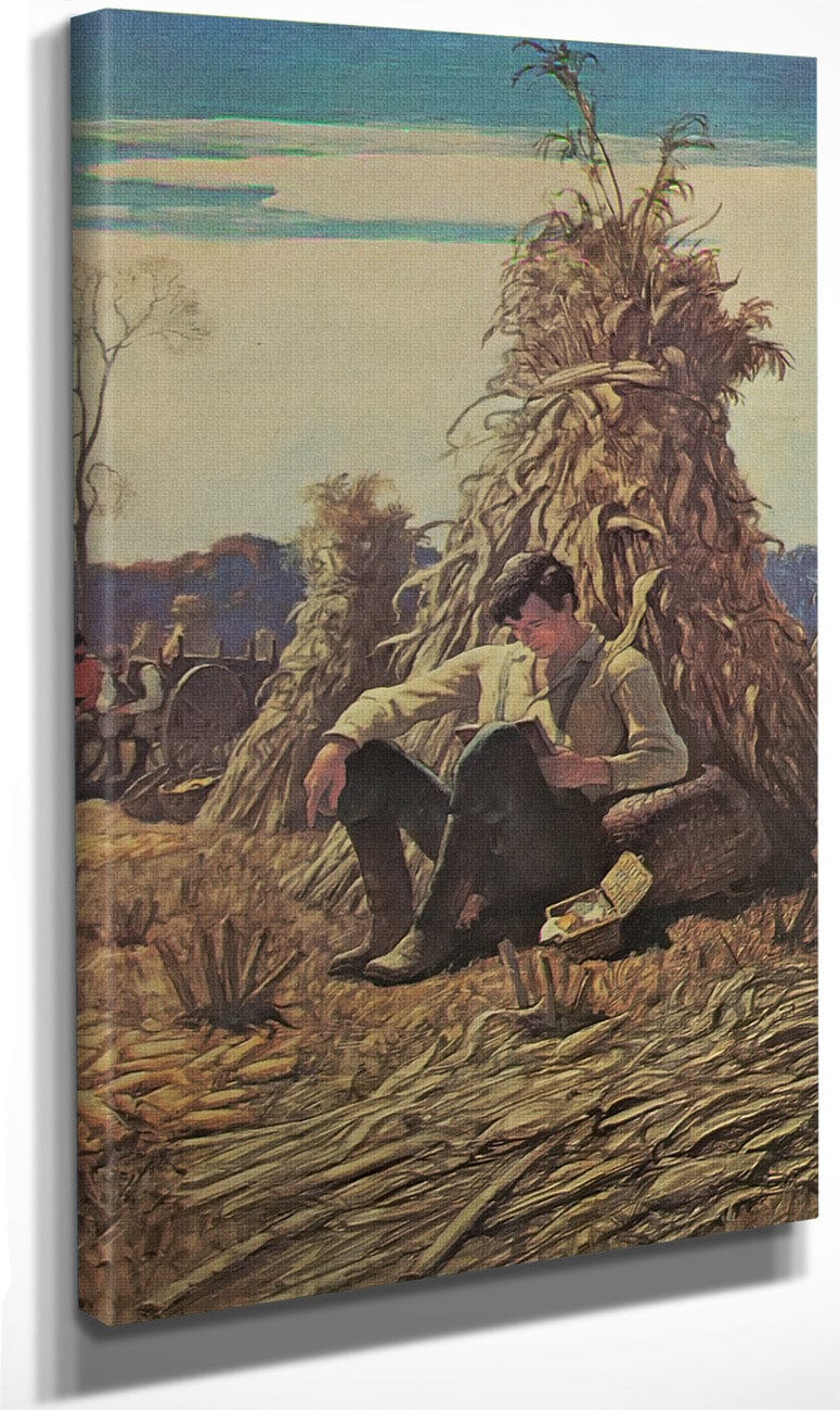 Peculiarsome Abe By NC Wyeth Fine Art Print