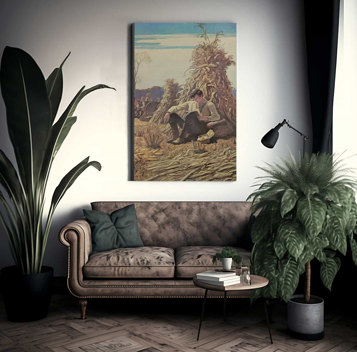 Peculiarsome Abe By NC Wyeth Fine Art Print