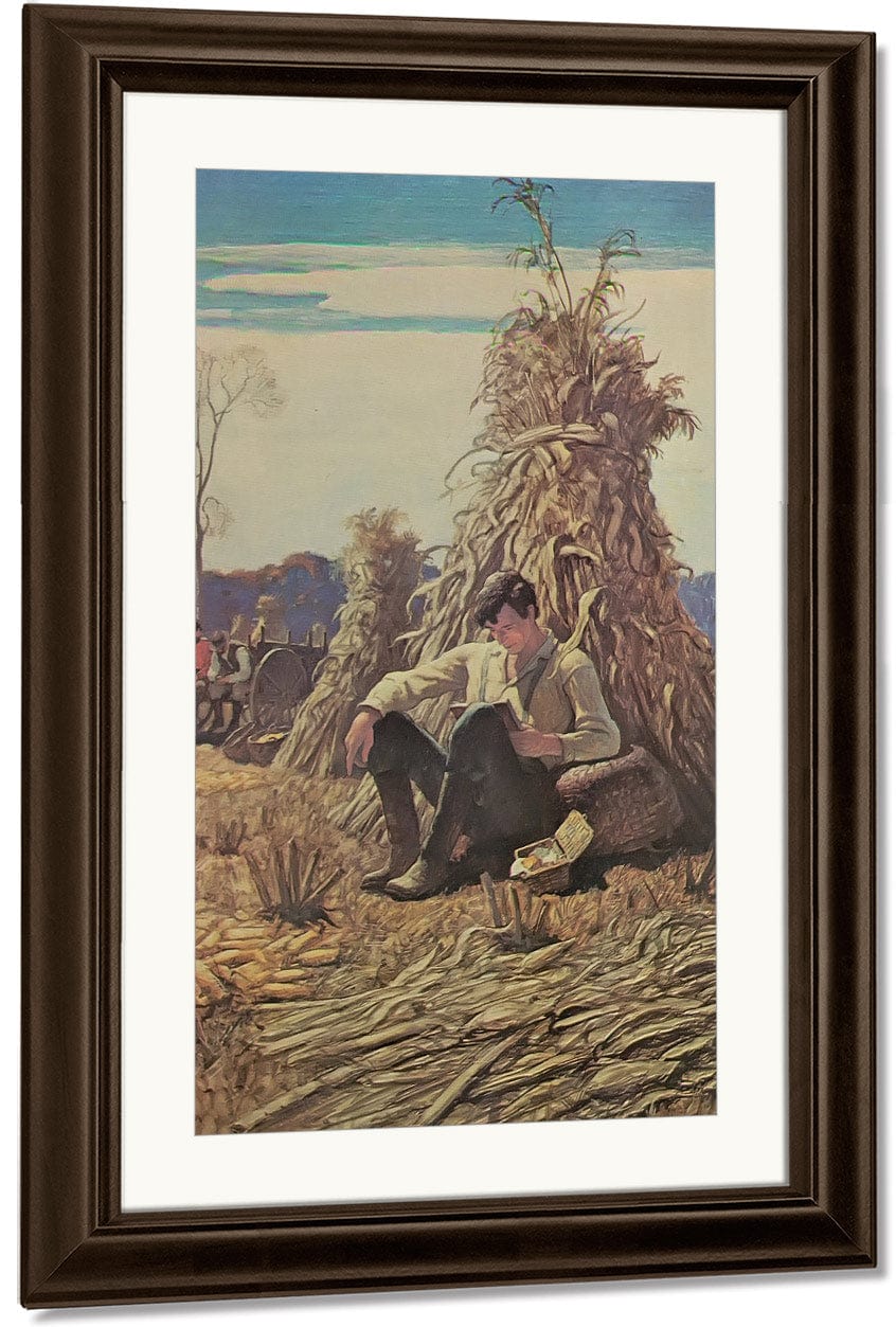 Peculiarsome Abe By NC Wyeth Fine Art Print